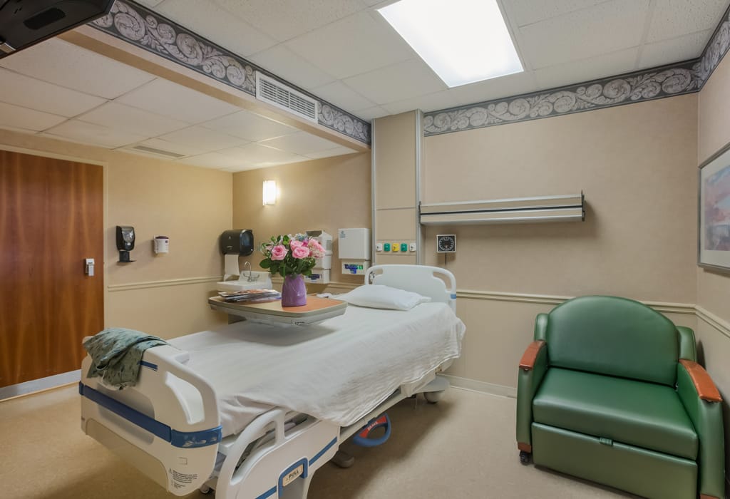 Private rooms at Southern Regional Medical Center